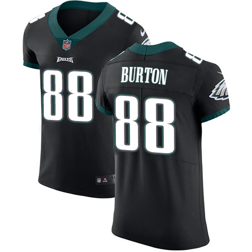 Nike Eagles #88 Trey Burton Black Alternate Men's Stitched NFL Vapor Untouchable Elite Jersey